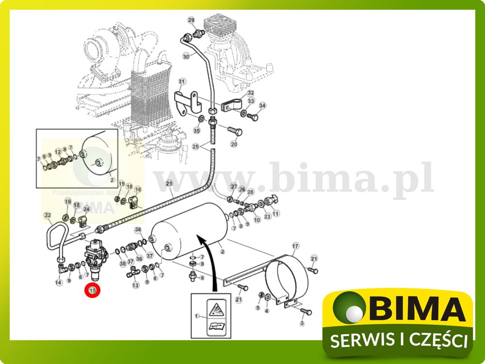 REGULATOR CIŚNIENIA POWIETRZA JOHN DEERE WABCO AL156404 - BIMA SPÓŁKA Z ...