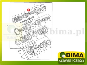 KOŁO ZĘBATE JOHN DEERE L33156