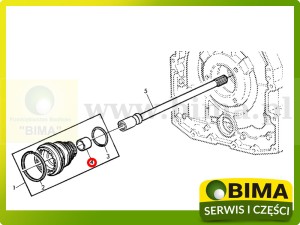 TULEJKA SKRZYNI JOHN DEERE R92241