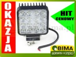 LAMPA HALOGEN ROBOCZY 16 LED 48W 12V-24V ŚWIATŁO ROZPROSZONE BIMA5678
