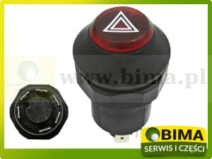 WŁĄCZNIK ŚWIATEŁ AWARYJNYCH RENAULT DEUTZ SAME FENDT 6 PRZYŁĄCZY