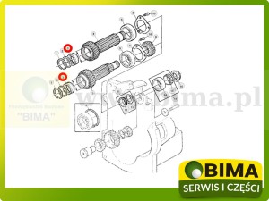 ŁOŻYSKO IGIEŁKOWE JOHN DEERE JD10072
