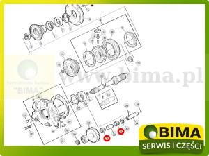 ŁOŻYSKO IGIEŁKOWE JOHN DEERE JD10041