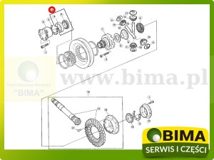 ŁOŻYSKO JOHN DEERE AL71158