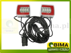 MAGNETYCZNY ZESTAW OŚWIETLENIOWY LAMP TYLNYCH LED