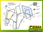 SZYBA TYLNA RENAULT CERES