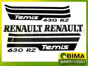 ZESTAW NAKLEJEK MASKA RENAULT TEMIS 630 RZ