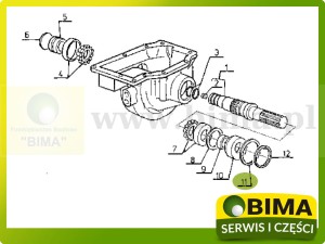 ORING PRZYSTAWKI PRZEDNIEGO NAPĘDU RENAULT CLAAS 6005009024