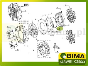 PIERŚCIEŃ SPRZĘGŁA RENAULT CLAAS 6005003986