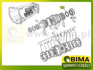PODKŁADKA RENAULT CLAAS 6005019488