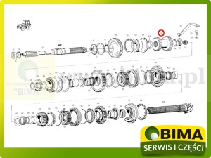 KOŁO ZĘBATE Z33/Z36 FENDT