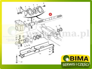 WAŁ NAPĘDOWY MASSEY FERGUSON 3714413M1