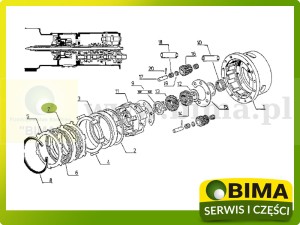 PRZEKŁADKA TARCZKI RENAULT CLAAS 7700022056