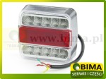 Lampa zespolona tylna