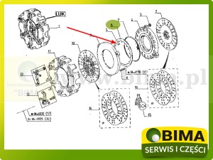 SPRĘŻYNA DOCISKU SPRZĘGŁA RENAULT CLAAS 7701032506