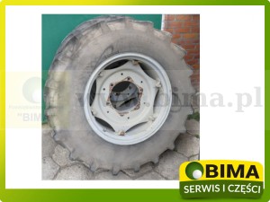 KOMPLET UŻYWANYCH KÓŁ  PRZEDNICH DO MASSEY FERGUSON  3070 3080 FELGI  +  OPONY 380.85R28 14.9R28