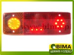 LAMPA ZESPOLONA TYLNA LED LEWA DO CIĄGNIKA PRZYCZEPY 