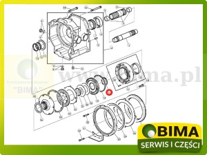 USZCZELNIENIE SKRZYNI BIEGÓW JOHN DEERE R120837
