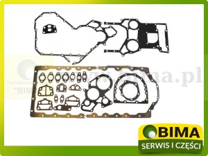 ZESTAW USZCZELEK SILNIKA DÓŁ MASSEY FERGUSON CLAAS MCCORMICK 4225055M91