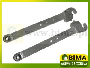 UŻYWANA LISTWA DOLNA RAMIĘ PODNOŚNIKA Z HAKIEM CBM LEWA + PRAWA RENAULT ARES 7700066064 7700066062