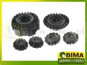 ZESTAW KÓŁ ZĘBATYCH MECHANIZMU RÓŻNICOWEGO MASSEY FERGUSON