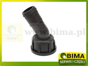 Króciec pompy, PU2/120 Ø 25 mm