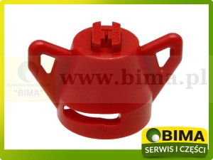 Dysza, rozpylacz płaskostrumieniowy ISO-LowDrift-110 Hardi Syntal czerwony