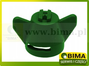 Dysza, rozpylacz szczelinowy, płaskostrumieniowy ISO-F110 SYNTAL zielona