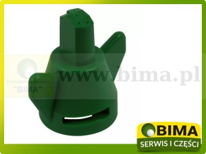 Dysza, rozpylacz szczelinowy QUINTASTREAM z 5 otworami ciemnozielony