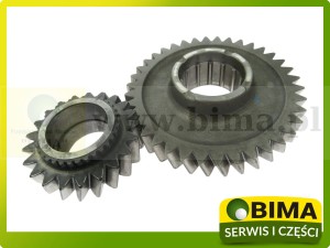 UŻYWANY ZESTAW KÓŁ ZĘBATYCH DRUGIEGO BIEGU MASSEY FERGUSON 3385868M3 3385853M1