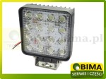 LAMPA HALOGEN ROBOCZY 16 LED 24W 12V-24V ŚWIATŁO SKUPIONE