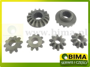 ZESTAW KÓŁ MECHANIZMU RÓŻNICOWEGO ORYGINAŁ MASSEY FERGUSON 3427815M91