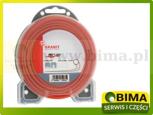 ŻYŁKA KOSY WERSJA OKRĄGŁA Ø2,4MM DŁ 15M PRO CUT