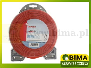 ŻYŁKA KOSY WERSJA GWIAZDA (5-KĄTNA) Ø2,0MM DŁ 130M PRO CUT