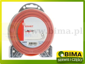 ŻYŁKA KOSY WERSJA GWIAZDA (5-KĄTNA) Ø2,4MM DŁ 15M PRO CUT