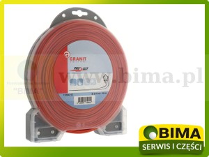 ŻYŁKA KOSY WERSJA GWIAZDA (5-KĄTNA) Ø2,4MM DŁ 90M PRO CUT