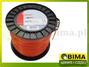 ŻYŁKA KOSY WERSJA GWIAZDA (5-KĄTNA) Ø2,4MM DŁ 360M PRO CUT