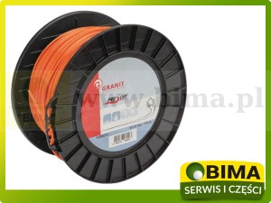 ŻYŁKA KOSY WERSJA GWIAZDA (5-KĄTNA) Ø3,0MM DŁ 116M