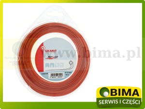 ŻYŁKA KOSY WERSJA 4-KĄTNA Ø1,6MM DŁ 15M PRO CUT