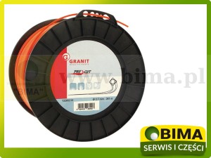ŻYŁKA KOSY WERSJA 4-KĄTNA Ø2,7MM DŁ 281M PRO CUT