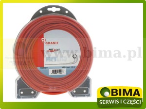 ŻYŁKA KOSY WERSJA 4-KĄTNA Ø3,0MM DŁ 44M PRO CUT