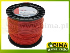ŻYŁKA KOSY WERSJA 4-KĄTNA Ø3,0MM DŁ 219M PRO CUT