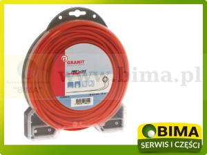 ŻYŁKA KOSY WERSJA 4-KĄTNA Ø4,0MM DŁ 25M PRO CUT