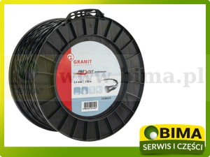ŻYŁKA KOSY WERSJA SPIRALNA Ø2,4MM DŁ 215M PRO CUT