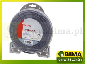 ŻYŁKA KOSY WERSJA 4-KĄTNA Ø2,5MM DŁ 32M ENDURANCE CUT