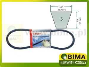 PASEK KLINOWY 5/8"  813MM