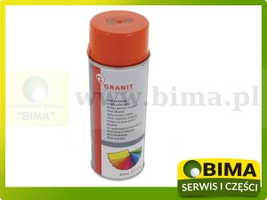 LAKIER FARBA  AMAZONE POMARAŃCZOWY  PUSZKA 400 ML 