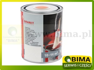 LAKIER FARBA  ATLAS POMARAŃCZOWY  PUSZKA 1L 