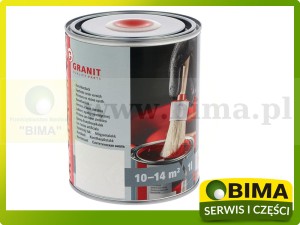 LAKIER FARBA  BRUNS CZERWONY  PUSZKA 1L 