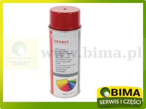 LAKIER FARBA  DEUTZ CZERWONY  PUSZKA 400 ML 